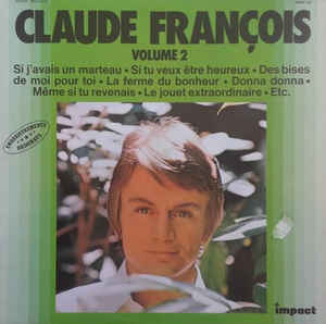 Claude François - Volume 2 - LP bazar Claude François - Volume 2 - LP bazar