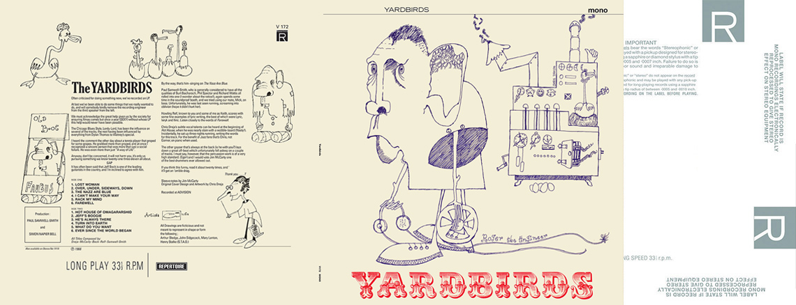 Yardbirds - Roger The Engineer - LP - Kliknutím na obrázek zavřete
