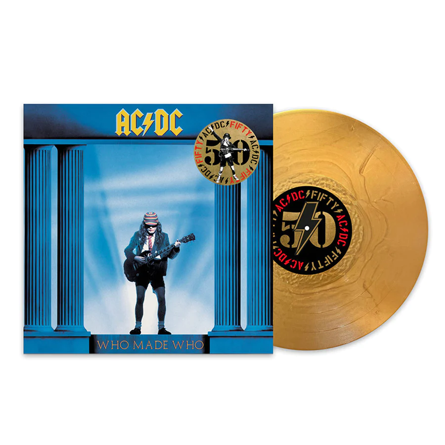 AC/DC - WHO MADE WHO / LIMITED / GOLD METALLIC - LP