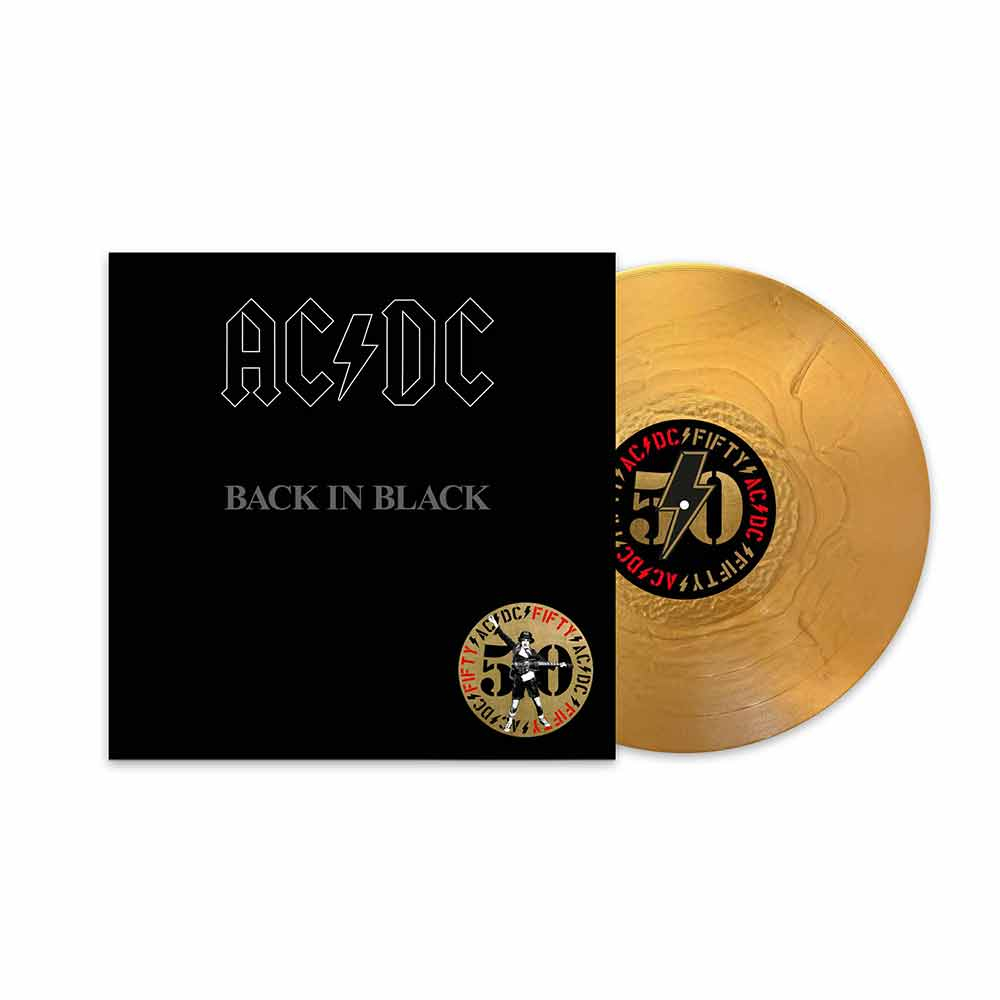 AC/DC - BACK IN BLACK / LIMITED / GOLD METALLIC - LP