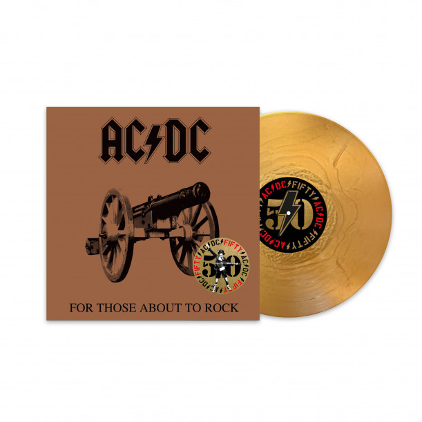 AC/DC - FOR THOSE ABOUT TO.. /LIMITED /GOLD METALLIC/ - LP