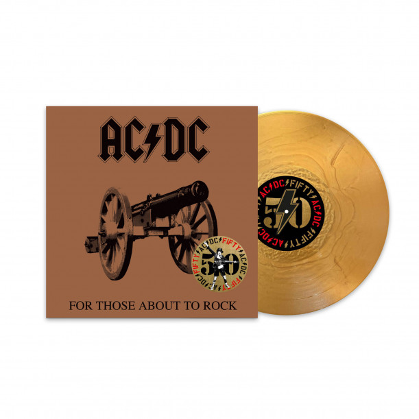 AC/DC - FOR THOSE ABOUT TO.. /LIMITED /GOLD METALLIC/ - LP - Kliknutím na obrázek zavřete