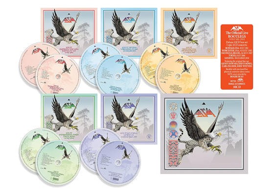 Asia - The Official Live Bootlegs Volume 1 - 10CD BOX - Kliknutím na obrázek zavřete