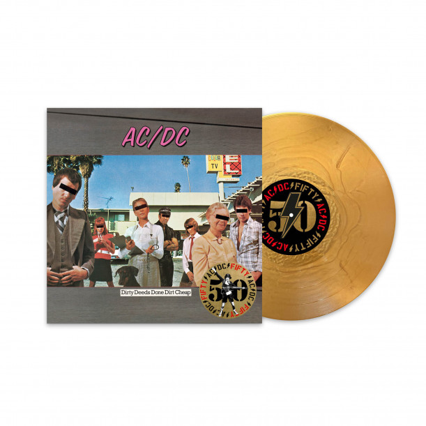 AC/DC - DIRTY DEEDS DONE.. /LIMITED /GOLD METALLIC - LP