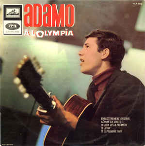 Adamo ‎– Adamo À L'Olympia - LP bazar - Kliknutím na obrázek zavřete