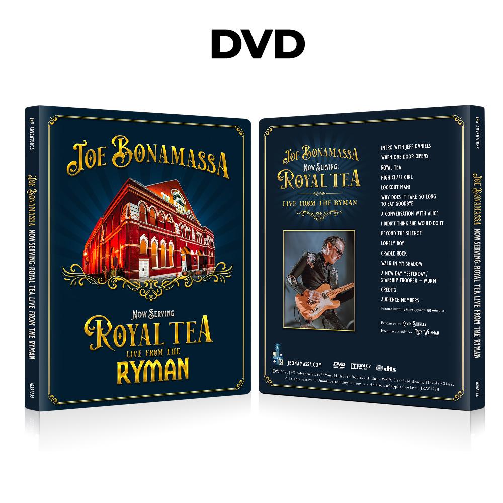 JOE BONAMASSA - Now Serving:Royal Tea Live From the Ryman-DVD - Kliknutím na obrázek zavřete