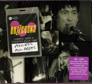 Buzzcocks ‎- London Town & Country Club 1992 - CD+DVD - Kliknutím na obrázek zavřete