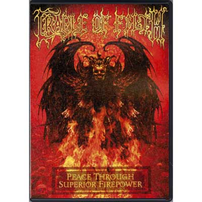 CRADLE OF FILTH - Peace through superior firepower- DVD CRADLE OF FILTH - Peace through superior firepower- DVD