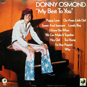 Donny Osmond – My Best To You - LP bazar Donny Osmond – My Best To You - LP bazar