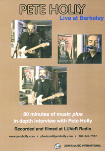 PETE HOLLY - LIVE at BERKELEY - DVD - Kliknutím na obrázek zavřete