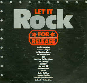 Various ‎– Let It Rock For Release - LP bazar - Kliknutím na obrázek zavřete