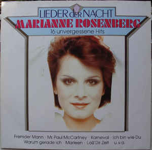 Marianne Rosenberg ‎– Lieder Der Nacht - LP bazar - Kliknutím na obrázek zavřete