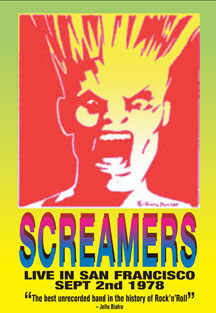 SCREAMERS - LIVE 1978 IN SAN FRANCISCO - DVD - Kliknutím na obrázek zavřete
