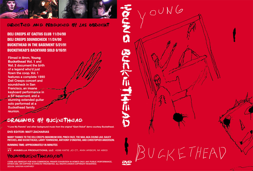 Buckethead - Young Buckethead Vol. 1 - DVD - Kliknutím na obrázek zavřete