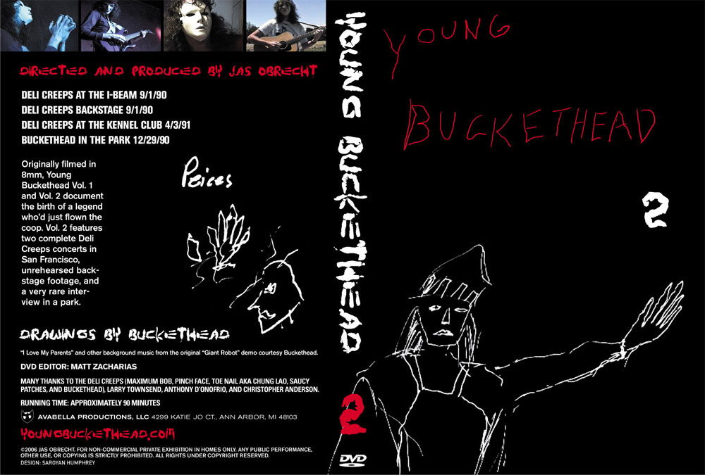 Buckethead - Young Buckethead Vol. 2 - DVD - Kliknutím na obrázek zavřete