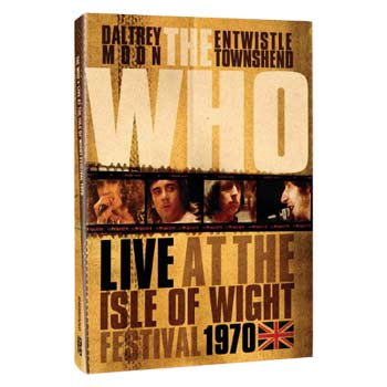 The Who - Live At The Isle of Wright Festival 1970 - DVD - Kliknutím na obrázek zavřete